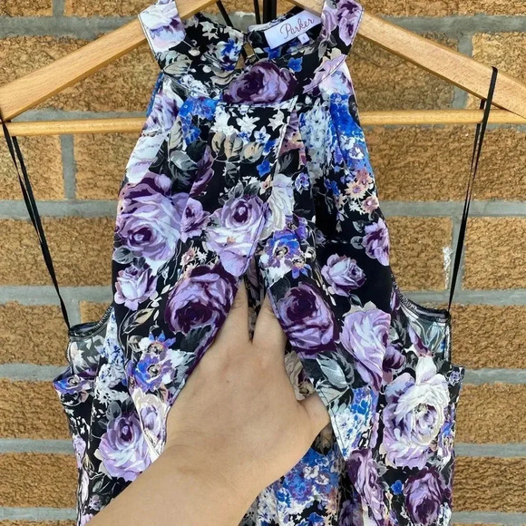 Parker Noemi Floral Silk Dress Size S - Picture 12 of 15